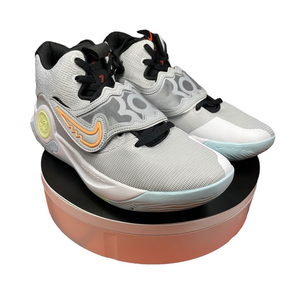 Men’s Nike KD Trey 5 sneakers. Size 11.5. Wolf Grey/ White /Barely Volt. - Picture 1 of 10